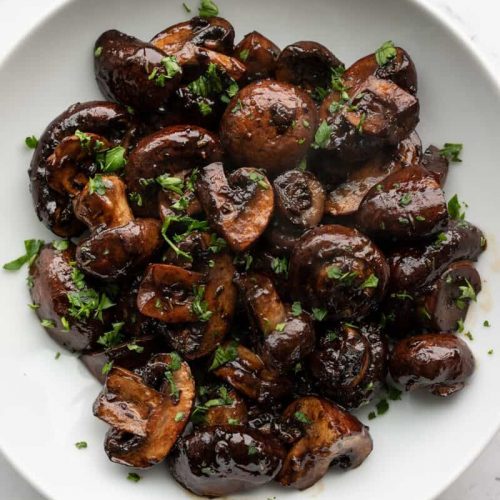 Balsamic Roasted Mushrooms