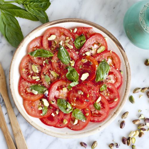 Heirloom Tomato Salad with Pistachios