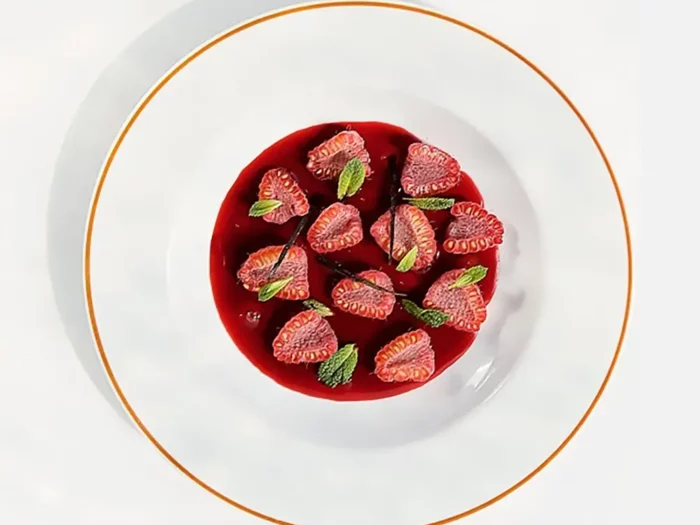 Raspberries with Hibiscus Infusion - SDA diet