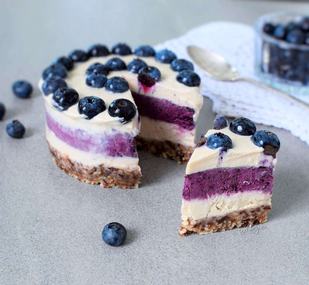 Raw Vegan Blueberry Cheesecake - Seventh-day Adventist Diet
