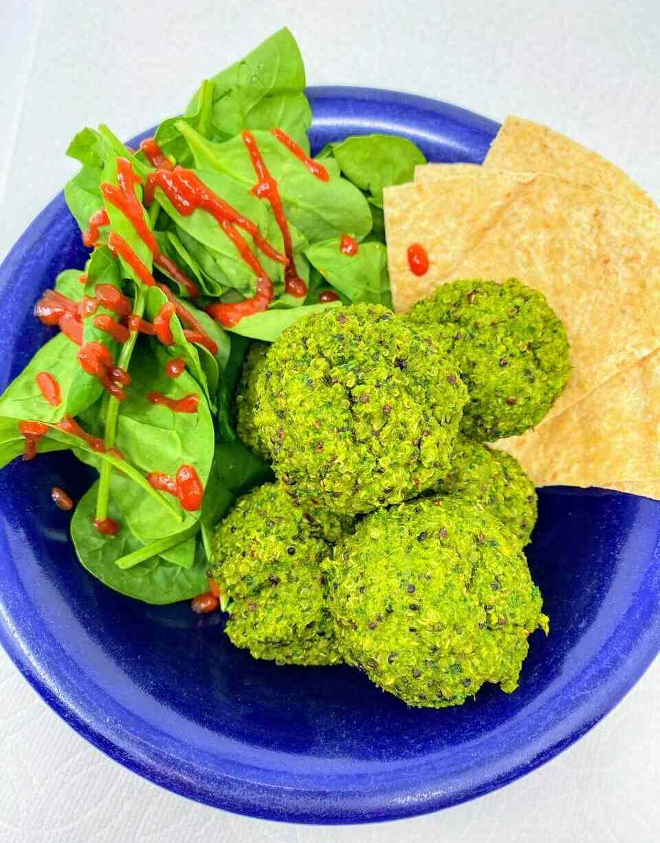 Spinach Avocado Quinoa Balls