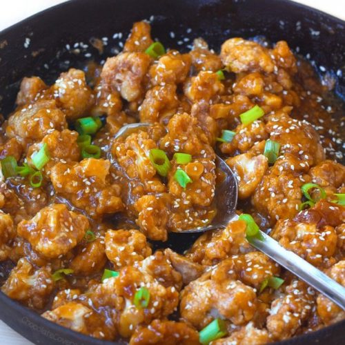 Sticky Sesame Cauliflower