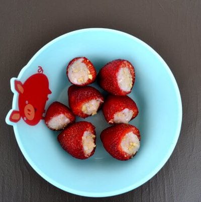 Strawberry ‘Cheesecake’ Bites