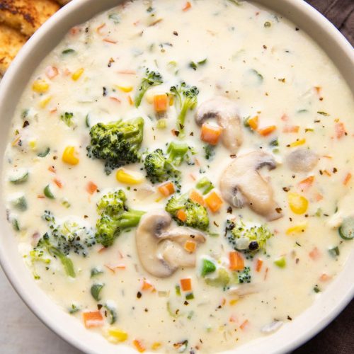 Homemade Creamy Vegetable Soup