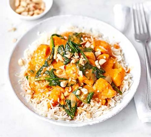 Satay Sweet Potato Curry