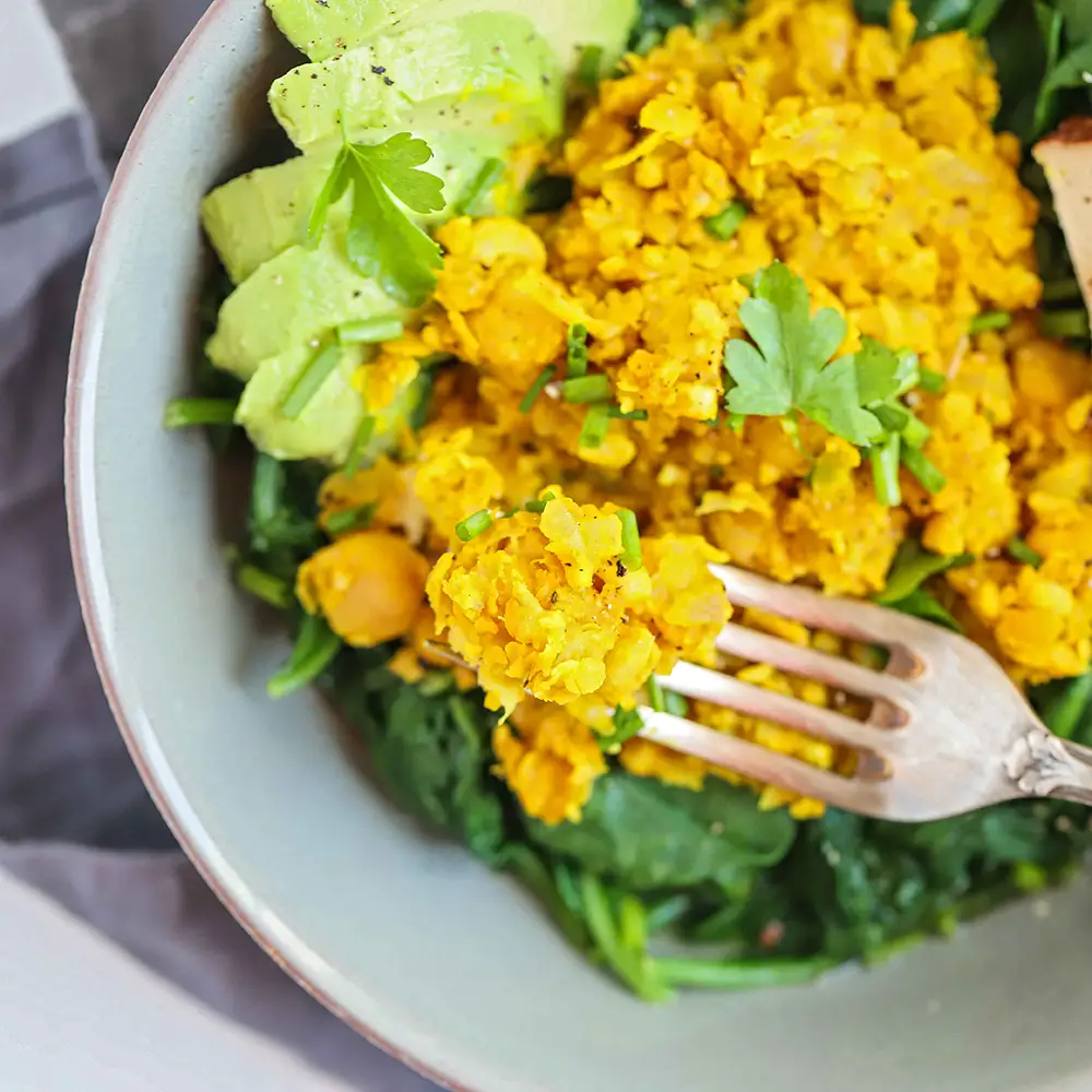 Vegan Chickpea Scramble