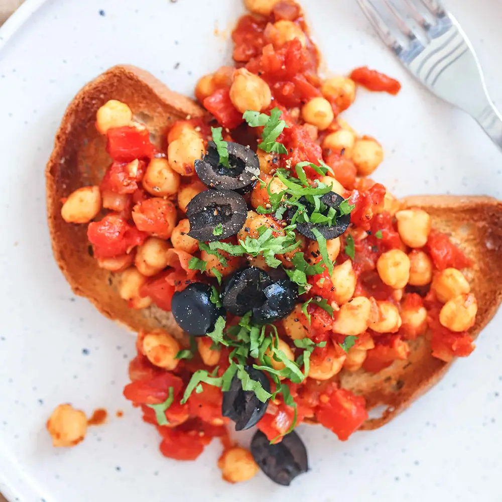 Simmered Chickpea & Tomato