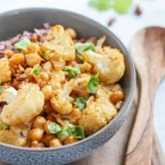 Baked Cauliflower & Chickpea Side