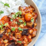 Chickpea, Eggplant & Tomato Stew