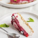 Lemon Berry Vegan Cheesecake