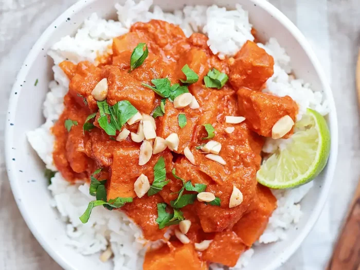 Sweet Potato Coconut Curry for the SDA plant-based diet