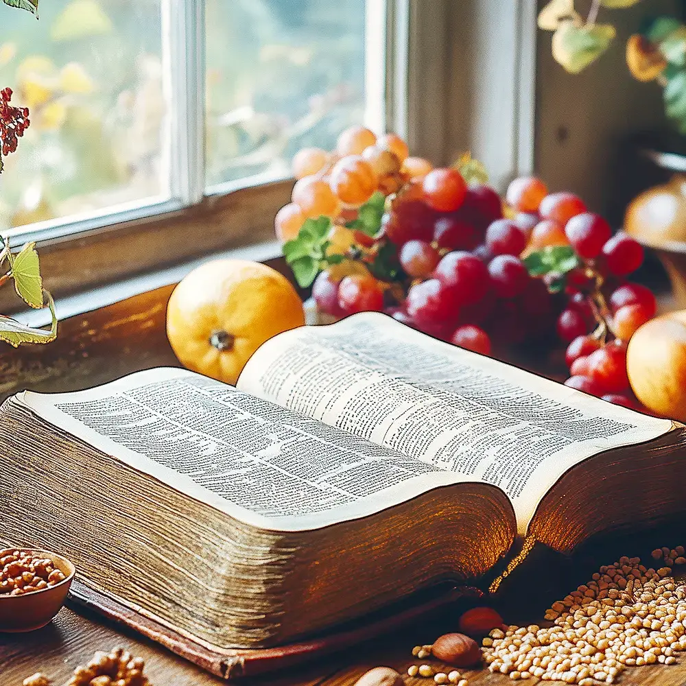 SDA Diet book surrounded by fruits