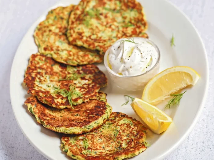 Savory Zucchini Pancakes - SDAdiet